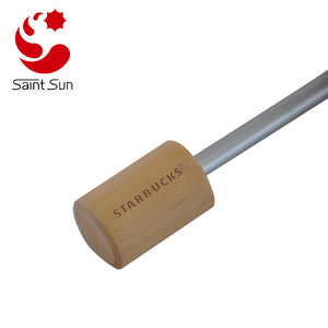 Premium Customized Watermark <strong>3</strong> Fold <strong>Umbrella</strong> With <strong>Wood</strong> Handle <strong>Umbrella</strong> - Product Image 4