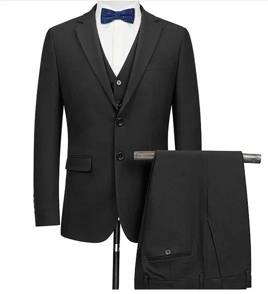 hot sell black suit for man, business mens black suit cheap mens suit good quality