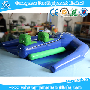 Venta directa de fábrica de tamaño personalizado inflable del tubo remolcable banana pescado volador para agua juego de deportes - Product Image 6