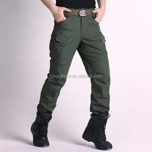 Pantalon de sport élégant en coton coloré pour homme - Product Image 1