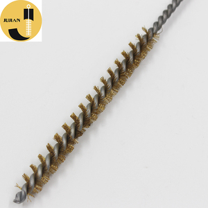 Băng tải làm sạch con lăn làm lệch hướng đánh bóng tẩy cặn vòng xoắn đồng thau dây bàn chải - Product Image 2