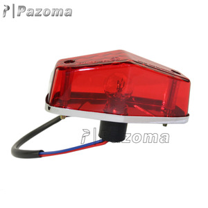 Vendita caldo Pazoma Universale Lucas Tipo Luce della Coda Del Motociclo Luce Freno Posteriore di Ricambio Red Lens Assembly - Product Image 2
