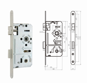 Germany Market C-2-C 78ミリメートルEuro Profile Bathroom Door Mortise <span class=keywords><strong>Lock</strong></span> - Product Image 1