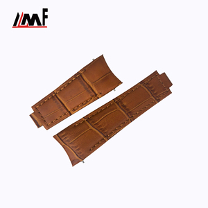 อะไหล่หนังจระเข้ลายนูนหลากขนาดสำหรับสายที่มีความกว้าง20มม. สามารถเลือกเปลี่ยนได้ตามต้องการ - Product Image 2