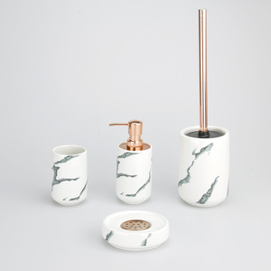 Accesorios de baño cono de cerámica negra de diseño - Product Image 6