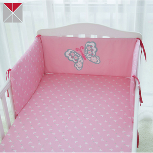 Delicada textura 100% algodón lecho del cuarto <span class=keywords><strong>mini</strong></span> <span class=keywords><strong>cuna</strong></span> parachoques transpirable - Product Image 1