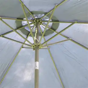 Guarda-chuva de pátio de 8 pés de aço