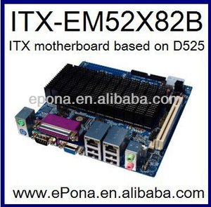 Mini ITX Router เมนบอร์ดเมนบอร์ด Gigabyte พร้อมโปรเซสเซอร์ Intel Atom D525 + ICH8 <span class=keywords><strong>Chip</strong></span> ITX-EM52X82B - Product Image 4