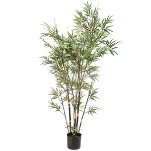 Toptan ucuz yapay ağaç çiçeklenme dekoratif en İyi satış ağaçları bitkiler yapraklar bambu bitki