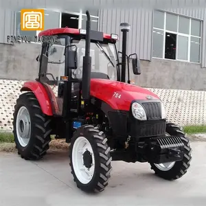 Tractor de rueda de buena calidad, con función de toldo, utiliza tractor de cuatro ruedas, 75 hp