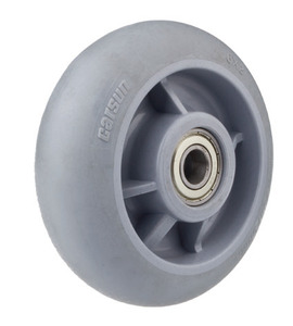 कार 5 इंच भारी शुल्क चालनात्मक एंटीस्टैटिक ठोस टीपीआर और रबर कैस्टर पहियों के साथ शॉक अवशोषण और <span class=keywords><strong>1</strong></span> वर्ष की वारंटी - Product Image 3