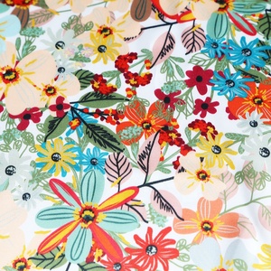 Tùy Chỉnh Hoa Thiết Kế Kỹ Thuật Số In <span class=keywords><strong>100</strong></span>% <span class=keywords><strong>Viscose</strong></span> Rayon Satin Vải Cho Girls 'Dresses Hàng May Mặc Và Lót - Product Image 4