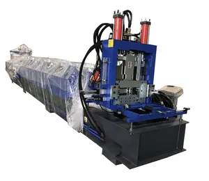 Lembaran Baja Bergelombang Lembaran Logam Panel Dinding Rollformers Kaca Mengkilap Roll Forming Machine