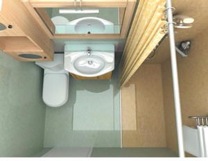 Unità portatile bagno integrale prefabbricata modulare pod <span class=keywords><strong>box</strong></span> <span class=keywords><strong>doccia</strong></span> uso interno o esterno - Product Image 3