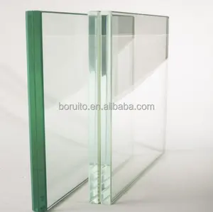 Safety glass 4.38mm 5.38mm 6.38mm 7.38mm laminated glass price with CCC/ISO9001/CE