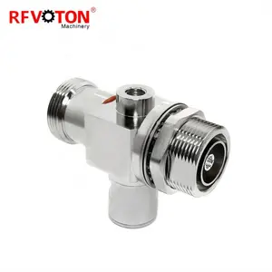 RFVOTON 7/16 din plug to 7/16 din jack Gas discharge tube 1/4 Wave rf lightning surge arrester protector