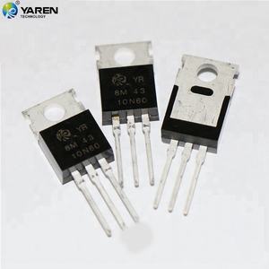 Transistor Ic/Mosfet Kecepatan Tinggi 10N60 600V Mosfet 10A Smd Mosfet