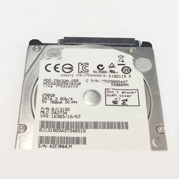 Factory Prijs 2.5 ''250Gb Harde Schijf Schijf Voor Toshiba