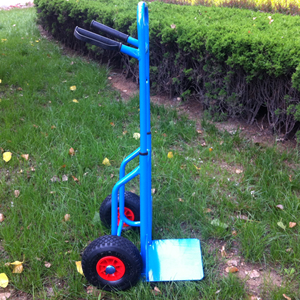 Doble ASA <span class=keywords><strong>hevy</strong></span> deber lloguer de mano de acero carro de la compra para la venta - Product Image 5