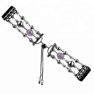 Hàng Mới Về Trang Sức Mã Não Thủ Công Cổ Điển Tùy Chỉnh Dây Đeo Đồng Hồ Đeo Tay Cho <span class=keywords><strong>Fitbit</strong></span> Versa - Product Image 3