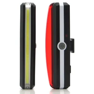 Max 150LM Bicycle Handlebar Frame Tube Clip On Strip Rear Light