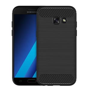 In Fibra di carbonio Antiurto Molle di TPU Della Copertura Posteriore Cassa Del Telefono mobile Per <span class=keywords><strong>Samsung</strong></span> Galaxy <span class=keywords><strong>A5</strong></span> <span class=keywords><strong>2017</strong></span> - Product Image 2