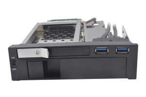 <span class=keywords><strong>2</strong></span>.5 "+ 3.5" Bahía Duble Caja Interna con <span class=keywords><strong>2</strong></span> * USB3.0 HUB hdd hdd - Product Image 1