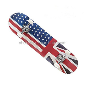 لوح تزلج احترافي مخصص عالي السرعة مصنوع من خشب القيقب مع مواد بلاستيكية للاستخدام من قبل البالغين - Product Image 1