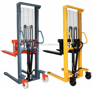हगो हाइड्रोलिक मैनुअल स्टेकर 190 किलो हाथ पैलेट फोर्कलिफ्ट - Product Image 1