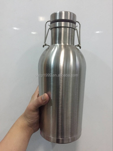 <span class=keywords><strong>De</strong></span> Acero inoxidable <span class=keywords><strong>de</strong></span> Doble/Sola Pared Growler <span class=keywords><strong>Cerveza</strong></span> Para Beber <span class=keywords><strong>Cerveza</strong></span> 32 OZ/64 OZ Con <span class=keywords><strong>Mango</strong></span> - Product Image 3