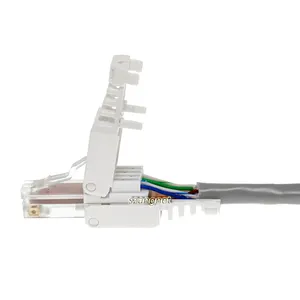 Male Utp 8p8c Rj45 Cat6 Toolless Modular Connector Plug