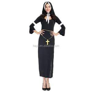 2017 In Stijl Halloween Sexy Vrouwen Gothic Nun Kostuum Voor Volwassen