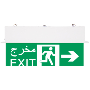 Asenware alarma de incendio evacuación <span class=keywords><strong>TUV</strong></span> certificado convencionales luz de emergencia señal de salida AW-EL301 para la escuela - Product Image 1