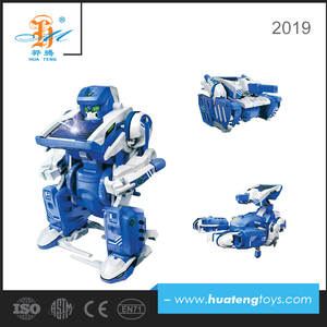 China top ten selling products self-assembling educational toys solar robot toy for children - Product Image 1