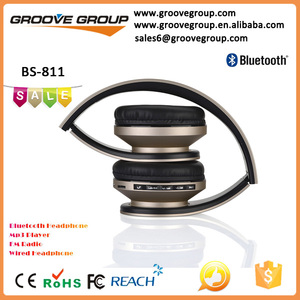 <span class=keywords><strong>4</strong></span> en 1 AAA calidad plegable sin hilos Micphone FM Radio Card TF Bluetooth para auriculares - Product Image 6