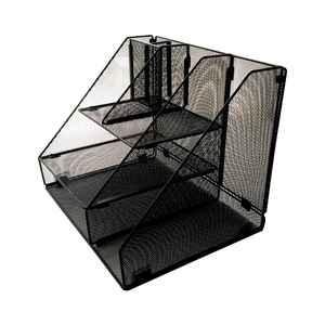 Di Forniture per ufficio multi-funzione di file di documento penna e matita della maglia del <span class=keywords><strong>metallo</strong></span> desk <span class=keywords><strong>organizer</strong></span> - Product Image 2