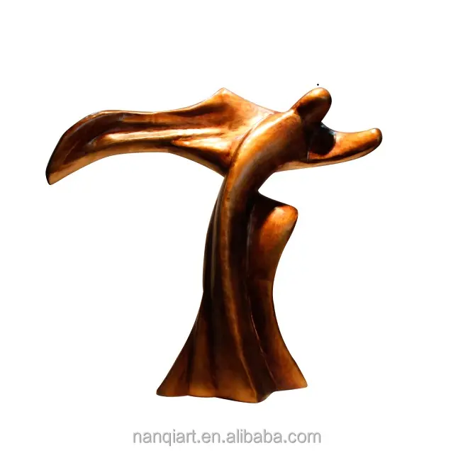 Escultura de balerina bronze tamanho da vida erótica moderna