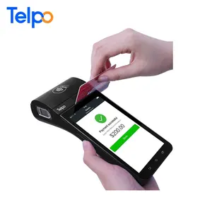 Telpo android 10 handheld pos tudo em um offline máquina da posição com scanner de iris para seguro