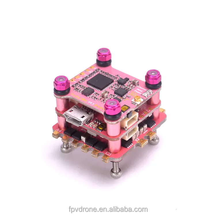 Exuav Mini F4 Flytower Omnibus F4 AIO OSD Flight Controller 20A 4 in 1 BL_S ESC 48CH 25/100/200mW VTX For RC Model Transmitter