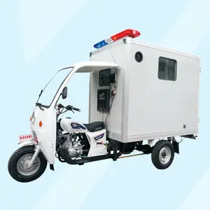 Bolehaki Harga Mobil Ambulans 3 Roda 3 Kargo Roda Tiga dengan Kabin/Truk Sampah Kecil Oleh Produsen OEM Cina