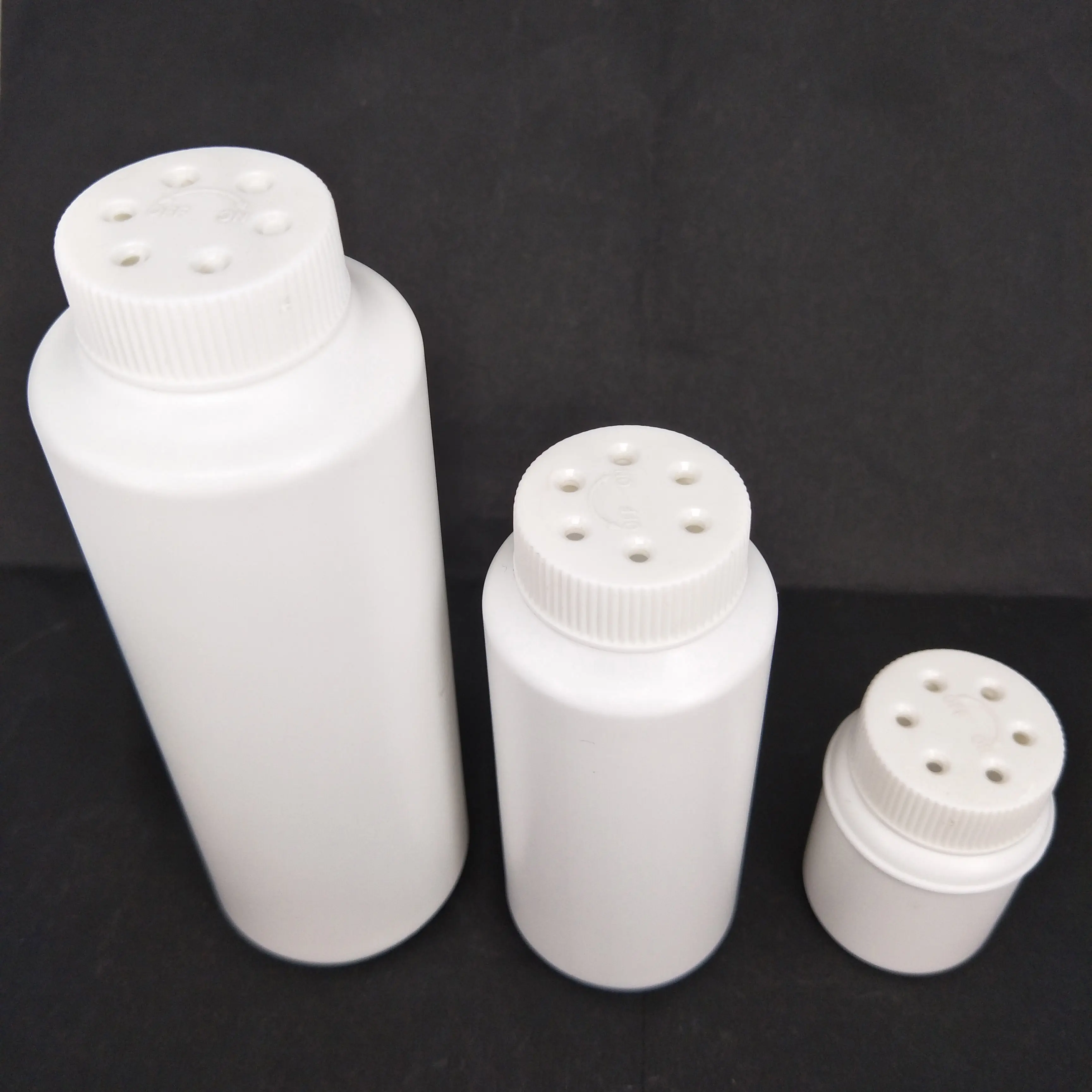 30ml 100ml 200ml प्लास्टिक पाउडर प्रकार के बरतन बोतलें छेड़छाड़ सबूत प्लास्टिक बच्चे तालक पाउडर बोतल