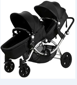 Xe Đẩy Chạy Bộ Revesal Sang Trọng Cho Cặp Song Sinh, Trẻ Sơ Sinh Có Thể Điều Chỉnh Ngồi Và Đứng Bé Twin Trend Xe Đẩy Đôi Xe Đẩy Em Bé - Product Image 3