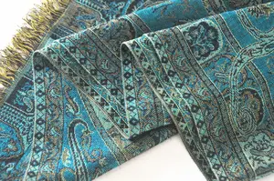 Shawl And Scarf BLUE PHOENIX Cheap Price 100% Viscose Jacquard Shawl Scarf Hijib Women Muslin Designer Custom Chiffon Scarf Shawls Turkish