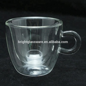 Doble pared de vidrio tazas de café transparente aislado taza térmica gafas - Product Image 6