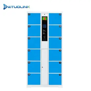 Casier de stockage électronique intelligent de haute qualité, système de reconnaissance par empreinte digitale/mot de passe/QR