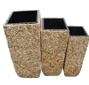 ชุดตะกร้าเก็บของพับได้จากไม้ไผ่รักษ์โลก 3 ใบ สีธรรมชาติและสีรมควัน สำหรับใส่อาหารและเสื้อผ้า รุ่น VINACRAFT 930030-5 - Product Image 1