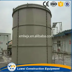 300 ton silo çimento depolama için çimento terminali yard