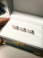Perles Akoya d'eau salée, vente en gros, 6-7mm, eau de mer, eau de mer, authentique, livraison gratuite