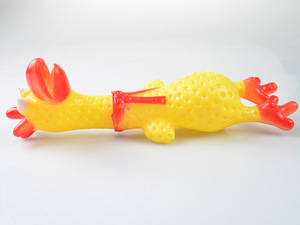 Gritando <span class=keywords><strong>pollo</strong></span> comida para perros juguete ladrando perro juguete chillón perro Pato juguete - Product Image 4