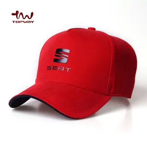 משלוח מדגם 5 פנל מובנה גבוהה צפיפות הדפסה 100% אורגני כותנה בייסבול כובע עבור חיצוני ספורט